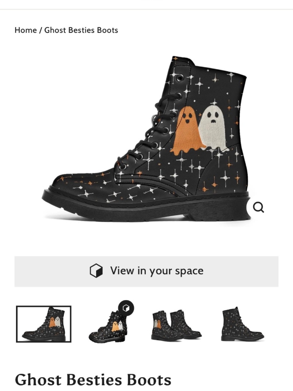 Rogue + Wolf Ghost Boots Size 6